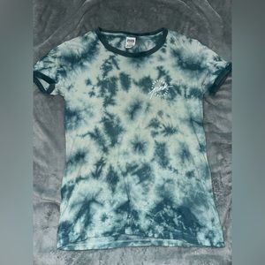 Victoria Secret (PINK) Blue Tie Dye Shirt
